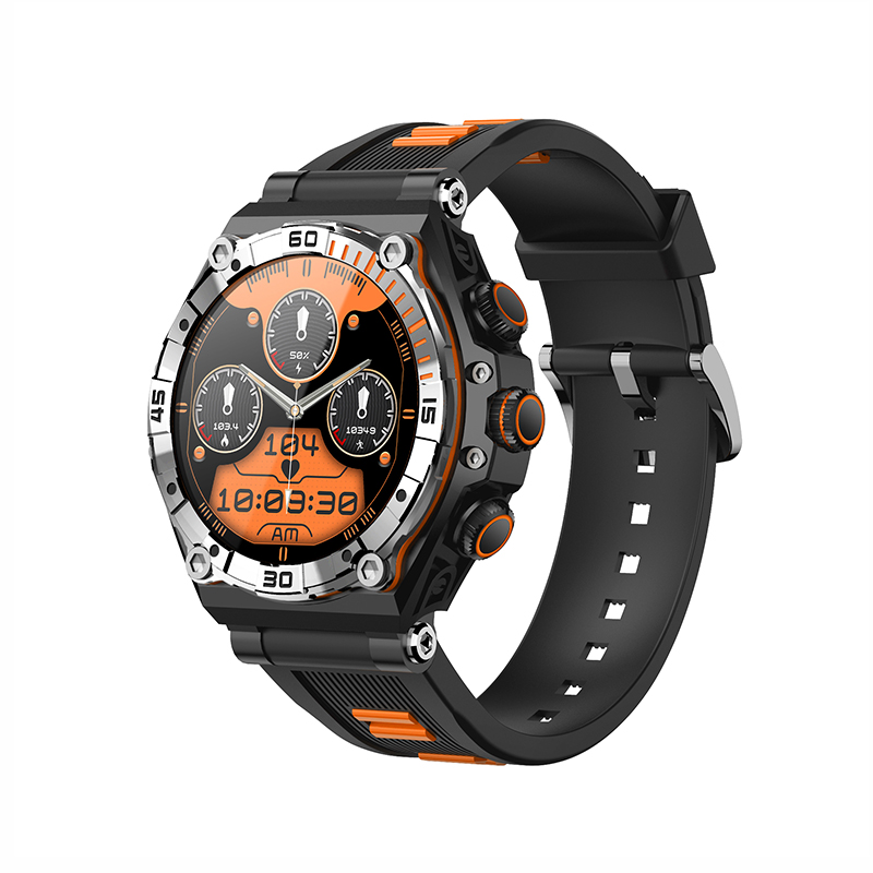 Men's Outdoor Sports Smart Watch Electronic Watch Heart Rate Blood Pressure Blood Oxygen Monitoring Student Waterproof Watch
