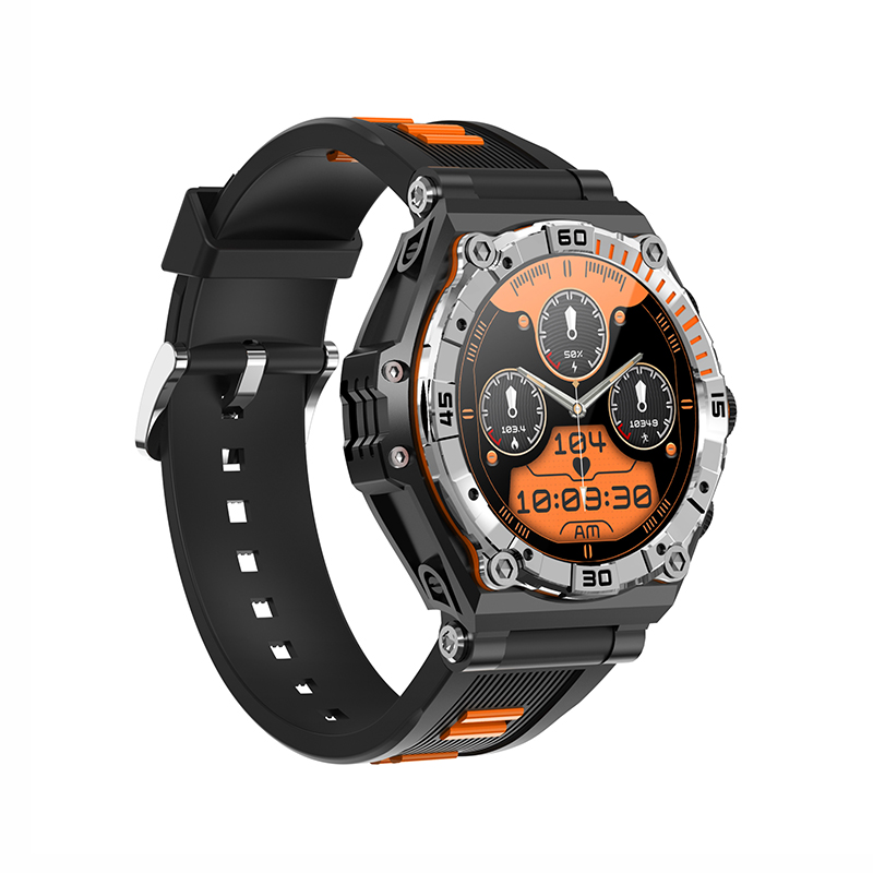 Men's Outdoor Sports Smart Watch Electronic Watch Heart Rate Blood Pressure Blood Oxygen Monitoring Student Waterproof Watch