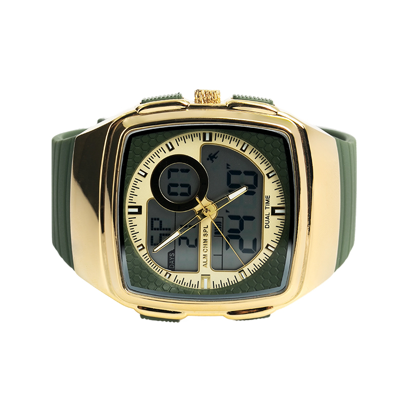 Multifunctional Luminous Waterproof Sports Watch For Men Large Dial Dual Display Digital Watch